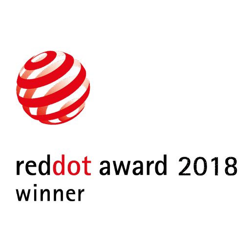 Reddot Award 2018 Auszeichnung für Glasdachsystem NYON GP3100 und Unterglasmarkise ARNEX PS2500 