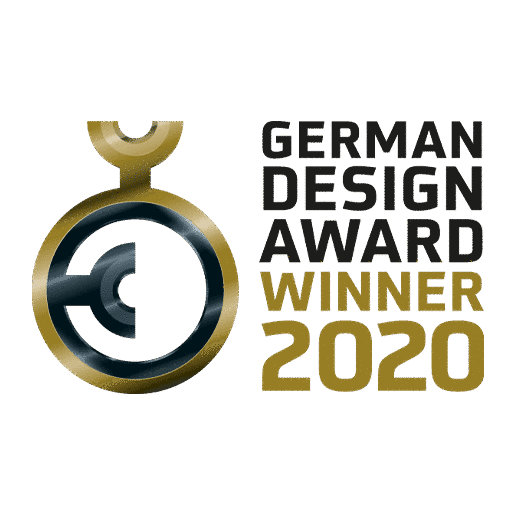 German Design Award 2020 Auszeichnung für Glasdachsystem NYON PLUS GP4100/GP4200 und Überglasmarkise ARNEX PS8000/PS8100